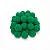 Pompom Solto 20mm-Cor 540-Verde Bandeira-Com 100 unidades - Imagem 1