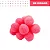 Pompom Solto 14mm-Cor-03 Rosa Neon-Com 100 unidades - Imagem 1