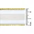 Fita Metalizada Progresso M013 - 25mm 10mts Cor 203 Ouro - Imagem 2