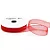Fita de Voal com Ourela Dourada Progresso ZCD 003 15mm 10mts Cor 209 Vermelho - Imagem 1