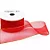 Fita de Voal com Ourela Dourada Progresso ZCD 009 38mm 10mts Cor 209 Vermelho - Imagem 1