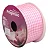 Fita Decorativa Xadrez Tecido Xt009 38mm 10 Metros Cor 240 Rosa - Imagem 1