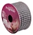 Fita Decorativa Xadrez Tecido Xt009 38mm 10 Metros Cor 219 Preto - Imagem 1