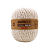 Barbante Barroco Natural Brilho Prata nº6 700g Prata - Imagem 1