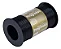 Fita de Cetim T900/000 4mmx100m COR 219 Preto Fitas Progresso - Imagem 1