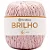 Barbante EuroRoma Brilho Ouro Cor 510 Rosa Bebe n°6 400g - Imagem 1