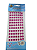 Cartela Adesiva Strass 77 Pçs 10mm Cor Rosa - Imagem 1