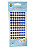Cartela Adesiva Strass 77 Pçs 10mm Cor Azul - Imagem 1