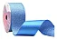 Fita de Cetim com Lurex Cinderela 38mm 10mts Cor- 15- Azul Royal c/ Lurex Prata - Imagem 1
