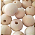 Bola de Madeira 30mm Cor-Natural 500g - Imagem 2
