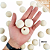 Bola de Madeira 30mm Cor-Natural 500g - Imagem 1