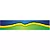 Fita Personalizada Cetim Brasil Cinderela 38mm 10m REf. 965- Brasil - Imagem 1