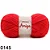 Fio Amiga Circulo 100g 0145- Vermelho Chama - Imagem 1