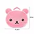 Caixa organizadora Urso - 10cm x 9cm UT.937 Rosa - Imagem 2
