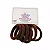 Elástico de Cabelo Xuxinha 3cm Marrom 6 unid. - Imagem 1