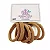 Elástico de Cabelo Xuxinha 3cm Bege 6 unid. - Imagem 1
