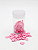Mini Apliques Biscuit Coração Love Rosa Enfeite para Laços, Artesanato RO.151243 - Imagem 1
