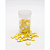 Mini Apliques Biscuit Coração Amarelo Enfeite para Laços, Artesanato RO.151243 - Imagem 1