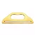 Alça de Bolsa Madeira Bege 8,5x25,5cm - 2 unidades Ro. 151331 - Imagem 1