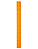 Régua Plástica 30cm Yins Paper Laranja Neon - Imagem 1