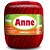 Linha Anne 65m Algodão Cor 3402- Vermelho Circulo com 65 metros - Imagem 1