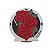 Porta Joia de Madeira MDF Decorado Pequeno Rosas Vermelha - Imagem 3