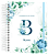 Caderneta de Saúde -  Floral Azul - Imagem 1