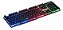 Teclado Gamer Usb Exbom Bk-151c Semi-mecanico Rgb com Led - Imagem 1