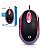 Mouse Exbom MS-9 Usb Preto Com Led Vermelha - Imagem 1