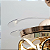 VENTILADOR DE TETO RETRÁTIL LUXUOSO LED GOLD COM CONTROLE - Imagem 5