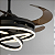 VENTILADOR TETO LUSTRE RETRÁTIL LED LUXUOSO - Imagem 13