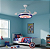 VENTILADOR TETO RETRATIL INFANTIL LED BLUETOOTH 1368 - Imagem 2