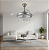 VENTILADOR LUSTRE RETRÁTIL LED CRISTAL CONTROLE REMOTO BLUETHOOTH - Imagem 10