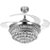 VENTILADOR LUSTRE RETRÁTIL LED CRISTAL CONTROLE REMOTO BLUETHOOTH - Imagem 13