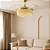 Ventilador De Teto E Lustre Luxuoso Led 6 Velocidades T1366 - Imagem 2