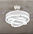 VENTILADOR TETO LUSTRE RETRÁTIL LED LUXUOSO - Imagem 12