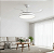 Ventilador de Teto Retrátil T&A-01 Urban Light com LED Multicor e Controle - Imagem 9