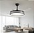 Ventilador de Teto Retrátil Preto 60W LED Multicor com Controle Remoto – Design Moderno e Super Silencioso - Imagem 11