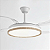 Ventilador Retrátil T&A-03 com LED Multicor e Acabamento Freijó - Imagem 3