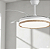 Ventilador Retrátil T&A-03 com LED Multicor e Acabamento Freijó - Imagem 8