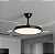 Ventilador Slim Retrátil Preto Bivolt – LED Multicor + Controle - Imagem 4