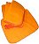 Kit 6 Flanelas Laranja (Ouro) ou Branca  Tamanhos P ou G 100% Algodão Alta Qualidade - Imagem 1