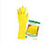 Luva de Borracha Amarela - MB Life  C/12 pares - Imagem 1