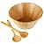 Conjunto De Saladeiras Bamboo 3 Peças - Imagem 1