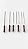 Kit 5 Espetos Inox 304 Sob Medida - Imagem 1