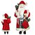 PAPAI NOEL NATAL EM PE (VERMELHO BRANCO) 60cm (FLORARTE) - Imagem 1