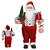PAPAI NOEL NATAL EM PE (VERMELHO BRANCO) 80cm (FLORARTE) - Imagem 1