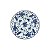 Prato Sobremesa 19cm Porcelana Real by Schmidt - Dec. Folhagem 2354 - Imagem 1