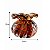 Vaso Trouxinha De Murano Love Marrom Cristais Tavares 13cm - Imagem 2