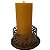 Vela Votiva 7 Dias 100% Cera de Abelha Aroma de Mel Artesanal Católica Ecológica Altar Oração Promessa - Imagem 3